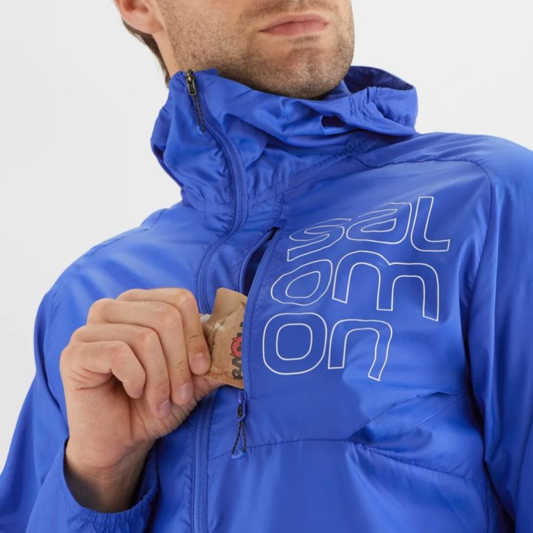 Cortavientos Salomon Bonatti Cross Hombre Azules | MX PHML984